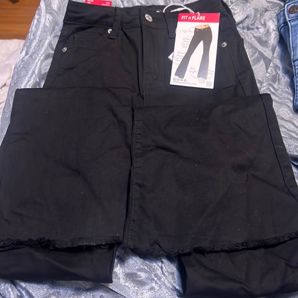 Brand new floral jeans